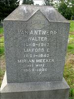 VanAntwerp, Walter, Linford E. and Mirian (Meeker)